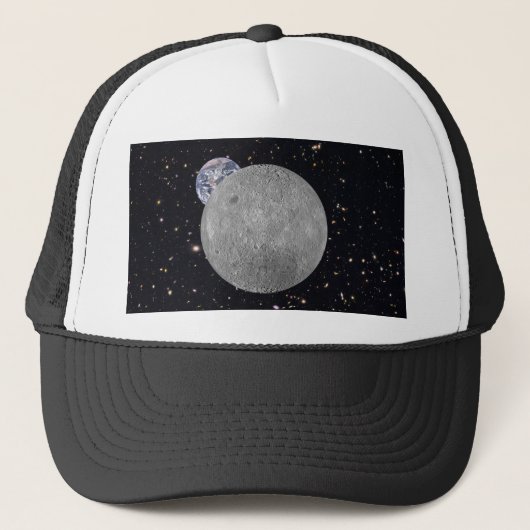 月の星空の暗いまたは遠い側 キャップ (正面)