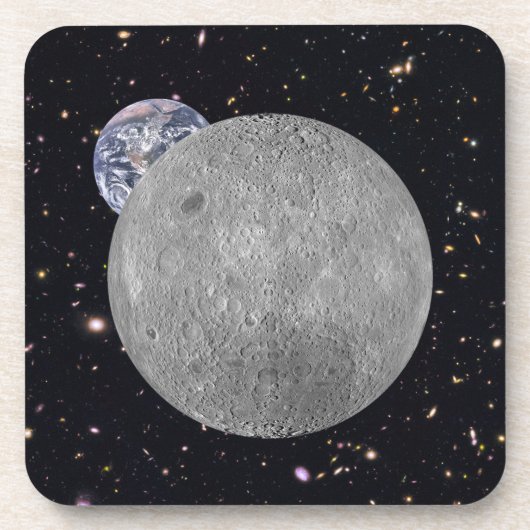 月の星空の暗いまたは遠い側 コースター (正面)