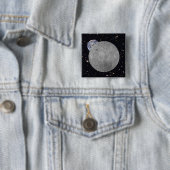 月の星空の暗いまたは遠い側 缶バッジ (インサイチュ)