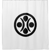 月の星 シャワーカーテン (正面)