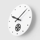 月の星 ラウンド壁時計 (傾斜)