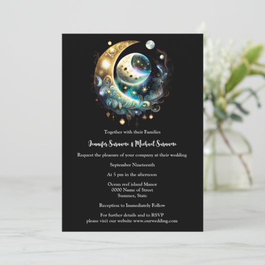 月の星 招待状 (スタンド正面)