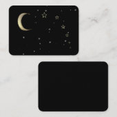 月の星 落ちる星 スピリチュアル 名刺 (正面/裏面)