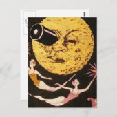 月の映画ポスター旅行 ポストカード (正面/裏面)