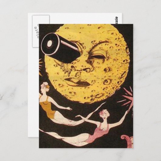 月の映画ポスター旅行 ポストカード (正面/裏面)