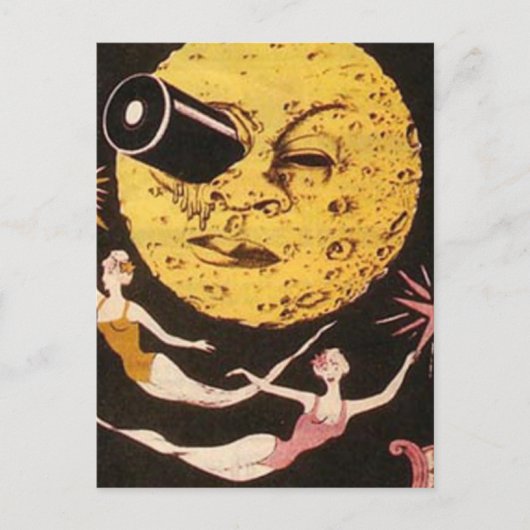 月の映画ポスター旅行 ポストカード (正面)