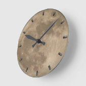 月の時計の満月の柱時計のすごい月の装飾 ラウンド壁時計 (傾斜)