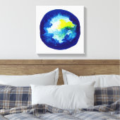 月の暗い側面 キャンバスプリント (インサイチュ (寝室))