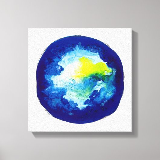 月の暗い側面 キャンバスプリント (正面)