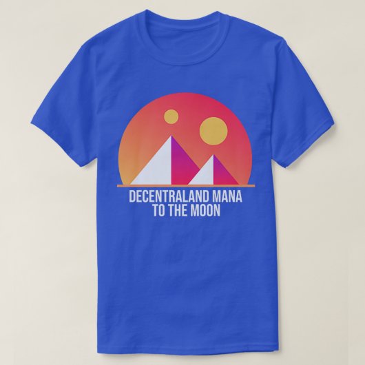 月の暗号の宇宙飛行士への分権化MANA Tシャツ (デザイン正面)