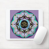 月の曼荼羅 マウスパッド (マウス)