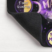 月の月周期の段階で魔法を行う マウスパッド (コーナー)