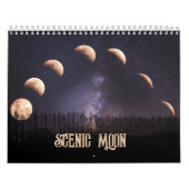 月の月満月のサイクルを見る カレンダー (カバー)