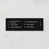 月の月相シテラルヨギ&スピリチュアルコーチ スキニー名刺 (裏面)