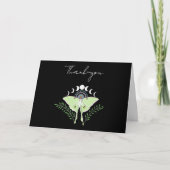 月の月相 サンキューカード (正面)