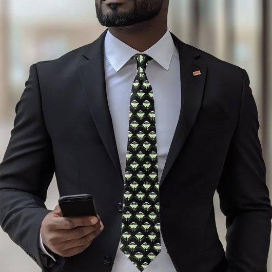 月の月相 ネクタイ