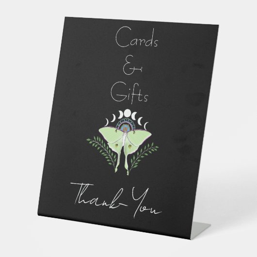 月の月相 台座サイン (正面)