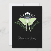 月の月相 招待状 (裏面)