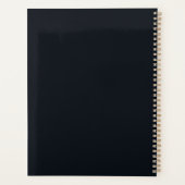 月の木の美しい図解入りの、写真付きのプランナー プランナー手帳 (裏面)