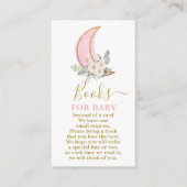 月の本でベビーガールカードを エンクロージャーカード (正面)