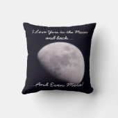 月の枕によりもっと愛して下さい クッション (裏面)