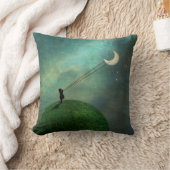 月の枕の追跡 クッション (ブランケット)