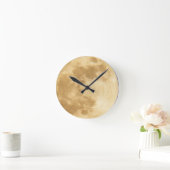 月の柱時計 ラウンド壁時計 (ホーム)