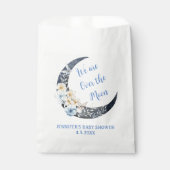 月の植物海軍の赤ちゃんシャワーシック上で フェイバーバッグ (正面)