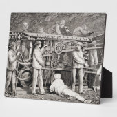 月の横のフランスの画廊 フォトプラーク (側面)