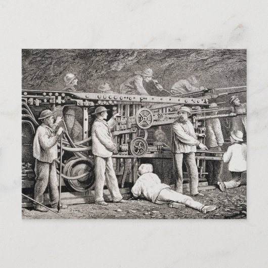 月の横のフランスの画廊 ポストカード (正面)