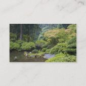 月の橋のある散歩池 名刺 (裏面)