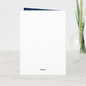 月の気球の宇宙が付いている宇宙の宇宙飛行士は主演します サンキューカード (裏面)