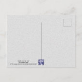 月の水の色お洒落の絵はがき内の犬 ポストカード (裏面)