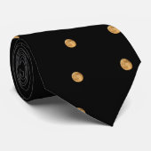 月の水玉模様 ネクタイ (ロール)