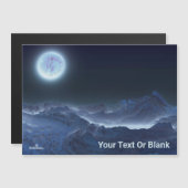 月の氷の凍ってい惑星 (正面/裏面)