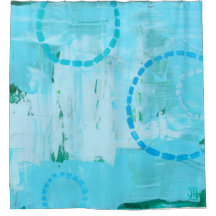 「月の泡」シャワーカーテン