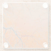 月の注視点ガラスアート ガラスコースター (裏面)