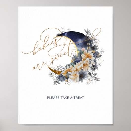 月の海軍の金ゴールドベビーは甘い ポスター (正面)