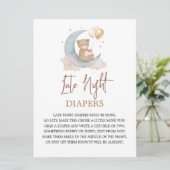 月の深夜おむつゲームカード 招待状 (スタンド正面)