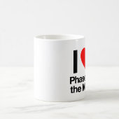 月の満ち欠けが好きだ コーヒーマグカップ (中央)