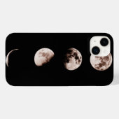 月の満ち欠け ウォールアート – 天体インテリア Case-Mate iPhoneケース (裏面 (横))
