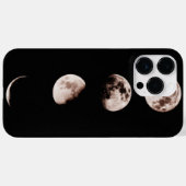 月の満ち欠け ウォールアート – 天体モチーフのインテリア Case-Mate iPhoneケース (裏面 (横))