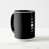 月の満ち欠け 天文学 マグカップ (正面左)