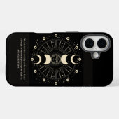 月の満ち欠け: Celestial Harmony iPhoneケース Case-Mate iPhoneケース (裏面 (横))