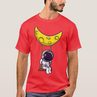 月の漫画で宇宙飛行士が振る Tシャツ