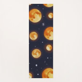 月の火のパターン ヨガマット (正面)