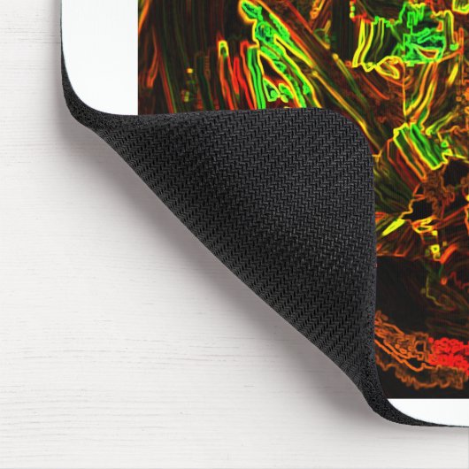 月の炎 マウスパッド (コーナー)