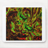 月の炎 マウスパッド (正面)