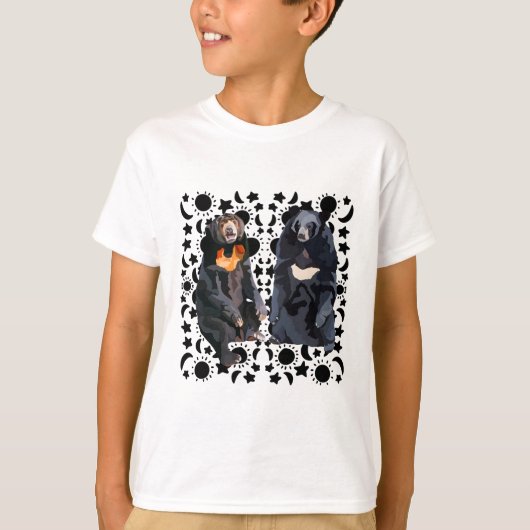 月の熊である Tシャツ (正面)