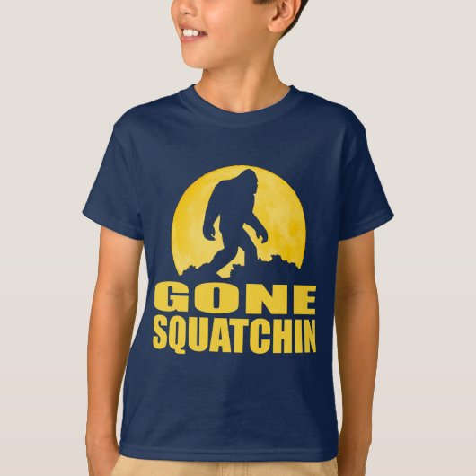 月の版の行ったSQUATCHINの*Special*の吠え声 Tシャツ (正面)